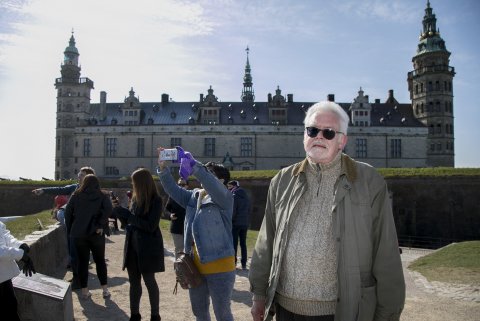 Forfatter Michael Ford på Kronborg, Holger Danske
