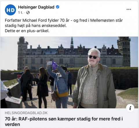 Helsingør Dagblad, Michael Ford 70 år